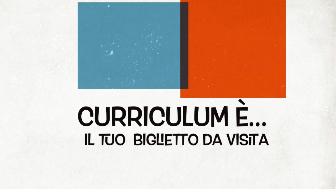 Come scrivere un curriculum vitae perfetto: evento via web